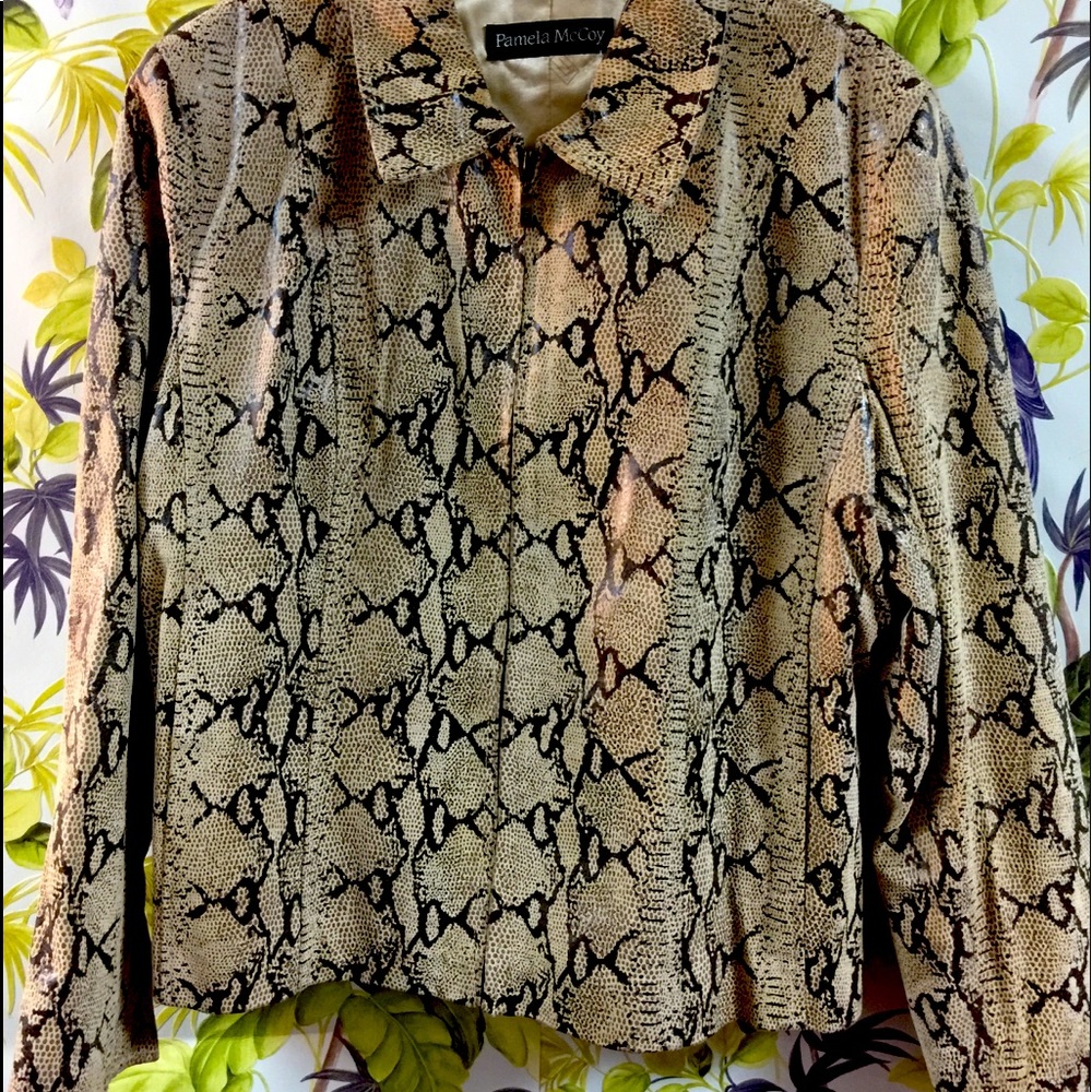 Pamela McCoy leather Jacket